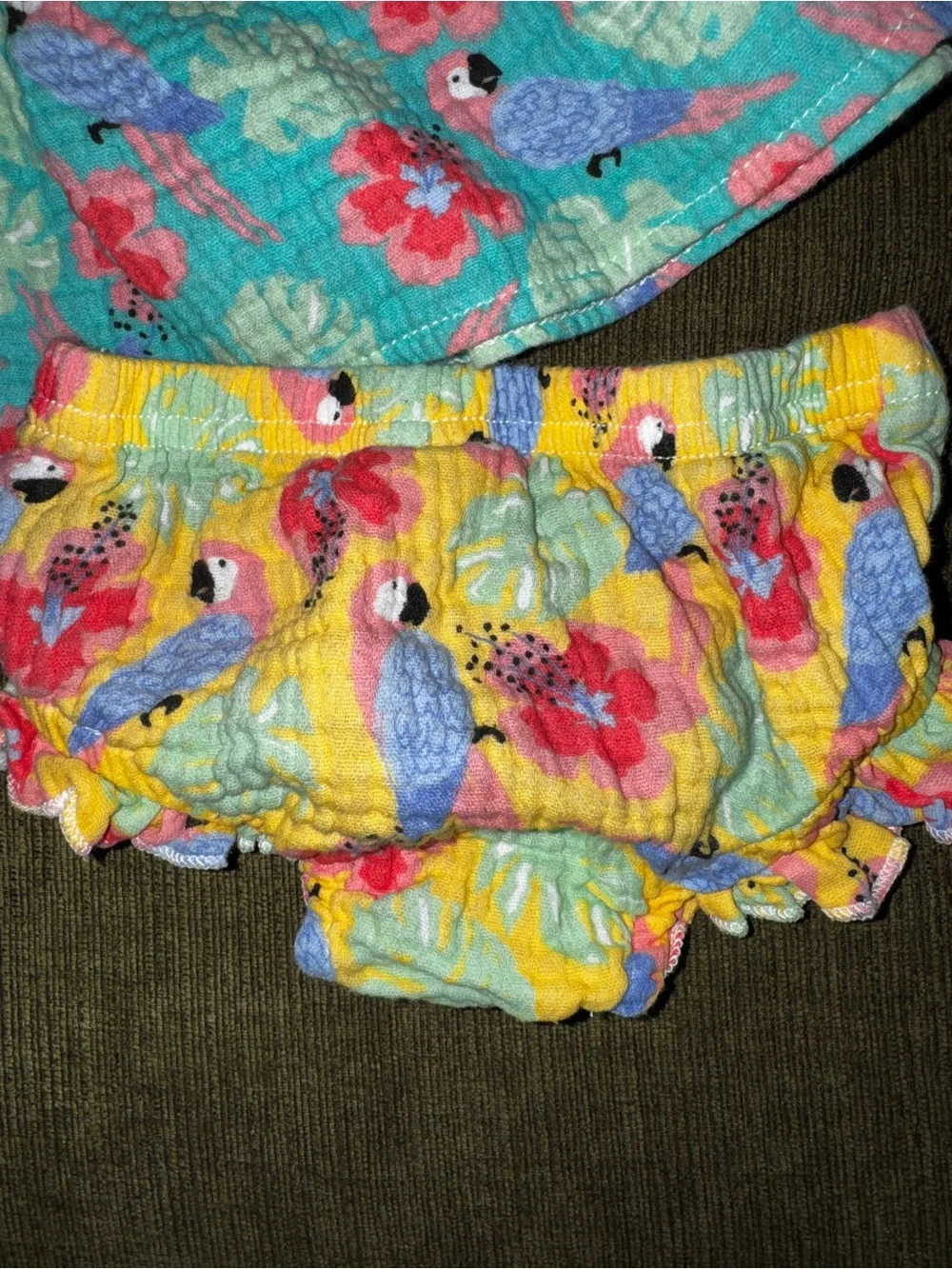 Baby Starters Multicolor Tropical Print Baby Dress - Picture 4 of 4